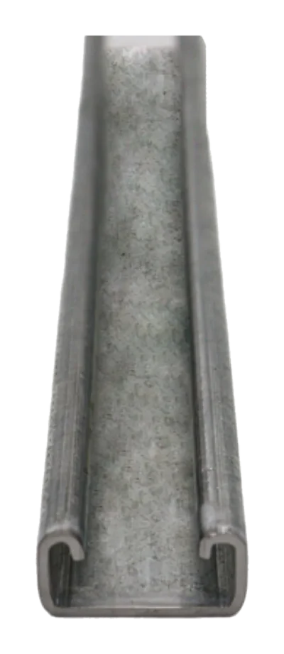 41 x 21mm / 3mtr Plain Steel Channel