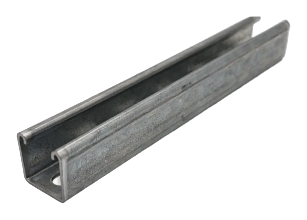 41 x 41mm / 3mtr Slotted Steel Channel