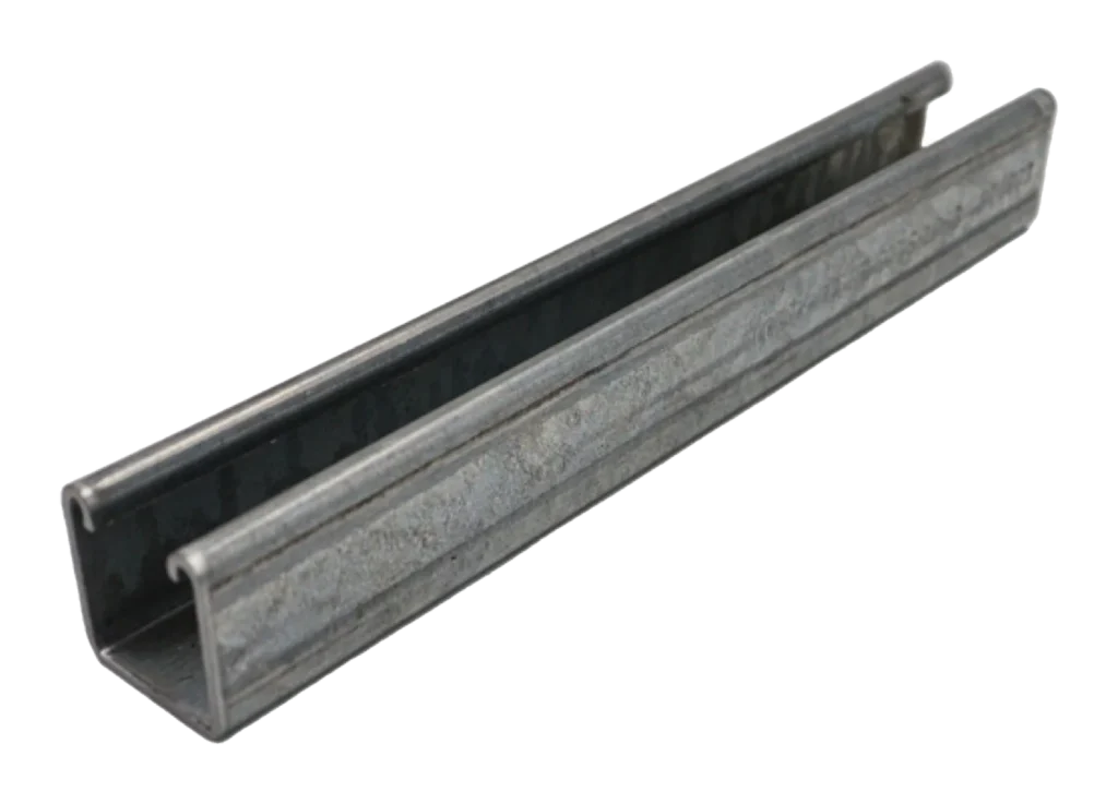 41 x 41mm / 3mtr Plain Steel Channel