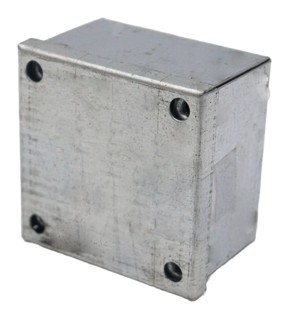 75 x 75 x 50mm (3 x 3 x 2″) Adaptable Box: Plain
