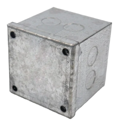 75 x 75 x 75mm (3 x 3 x 3″) Adaptable Box: Knock-outs