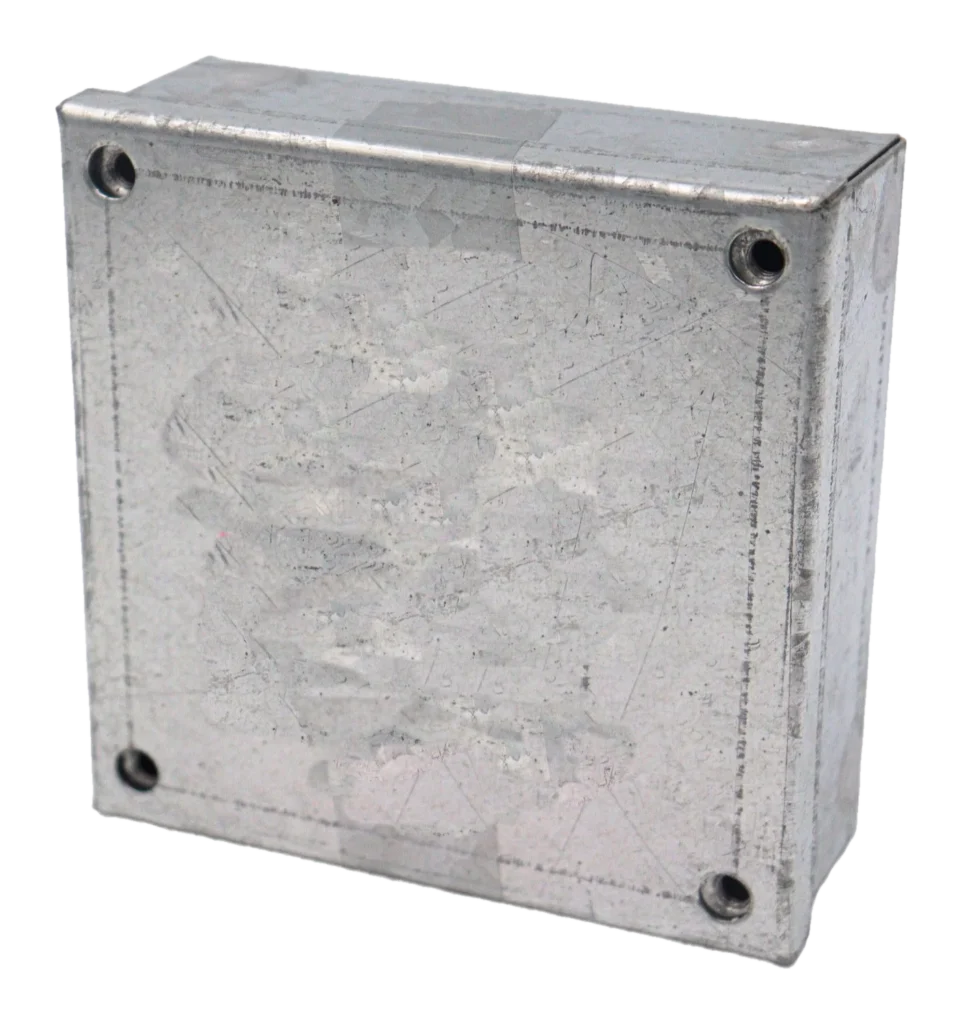 100 x 100 x 37.5mm (4 x 4 x 1.5″) Adaptable Box:Plain