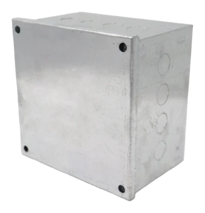 150 x 150 x 100mm (6 x 6 x 4″) Adaptable Box: Knockouts