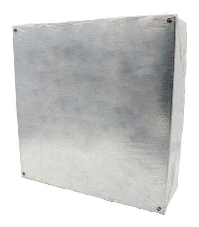 300 x 300 x 100mm (12 x 12 x 4″) Adaptable Box: Knockouts