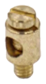 M4 Brass Earth Stud