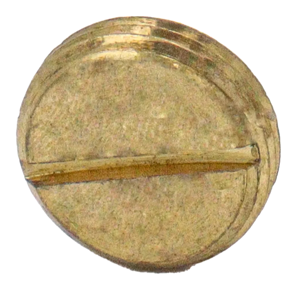 20mm Brass Slotted Plug