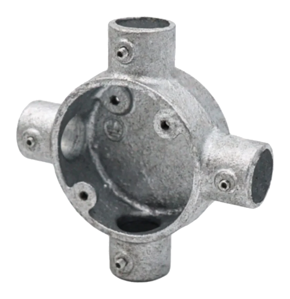25mm Malleable Conlok® Intersection Conduit Box