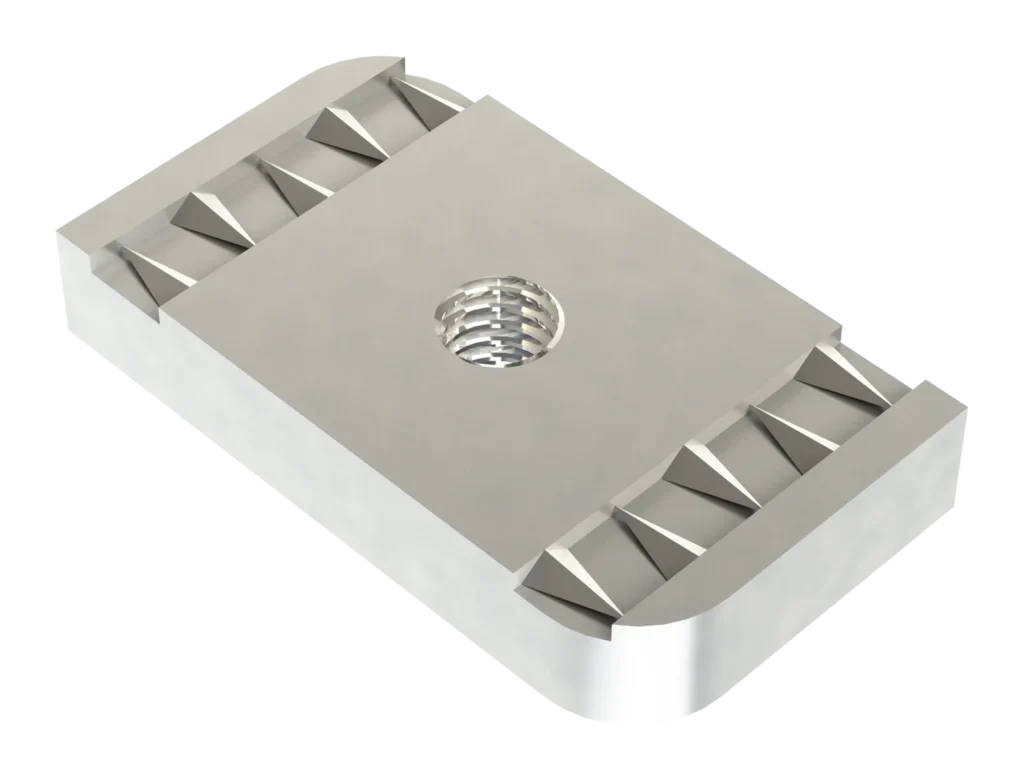 M12 Plain Spring Nut – HDG