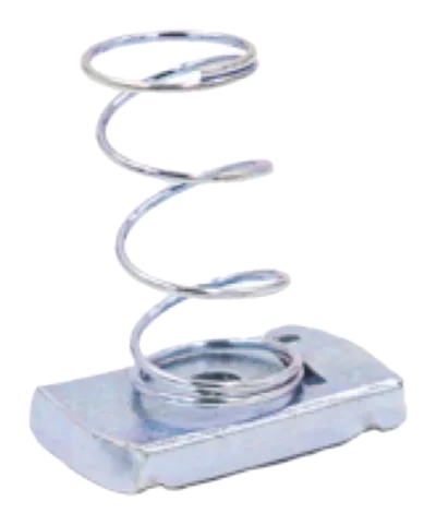 M12 Short Spring Nut – BZP