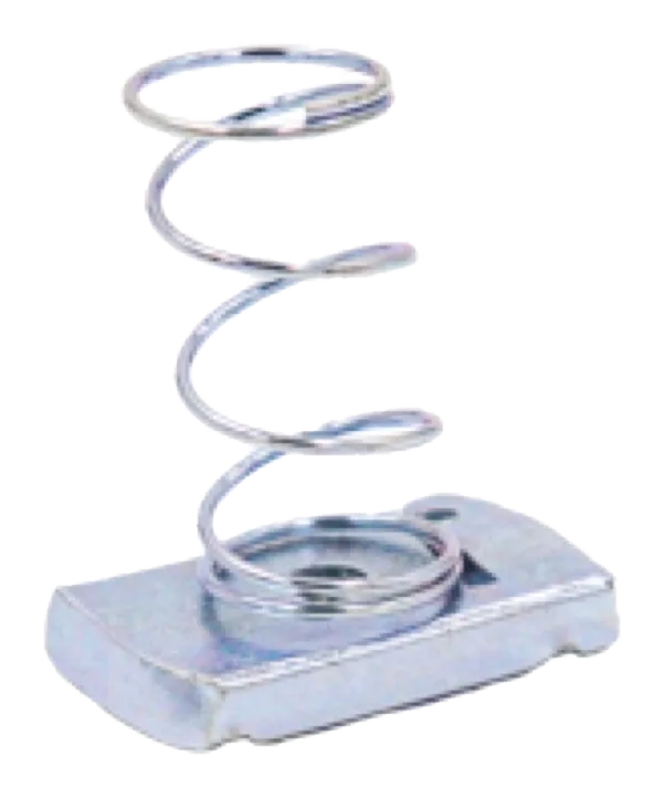 M6 Long Spring Nut – BZP