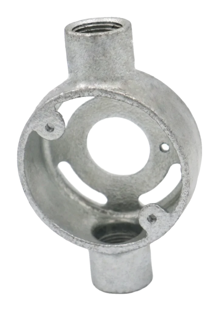 20mm Malleable Through Extension Conduit Box – HDG