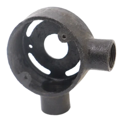 20mm Malleable Angle Extension Conduit Box – Black