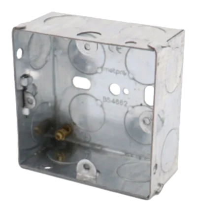 25mm 1 Gang Switch & Socket Box