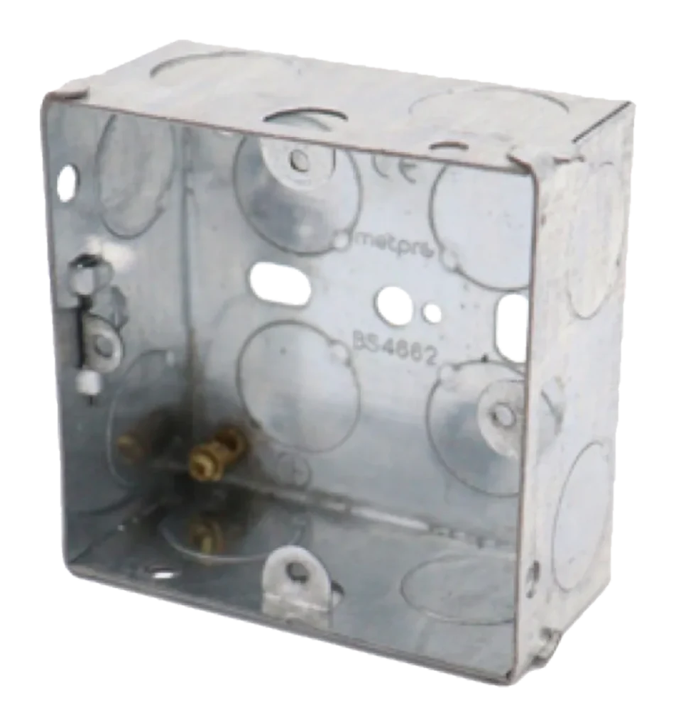 25mm 1 Gang Switch & Socket Box