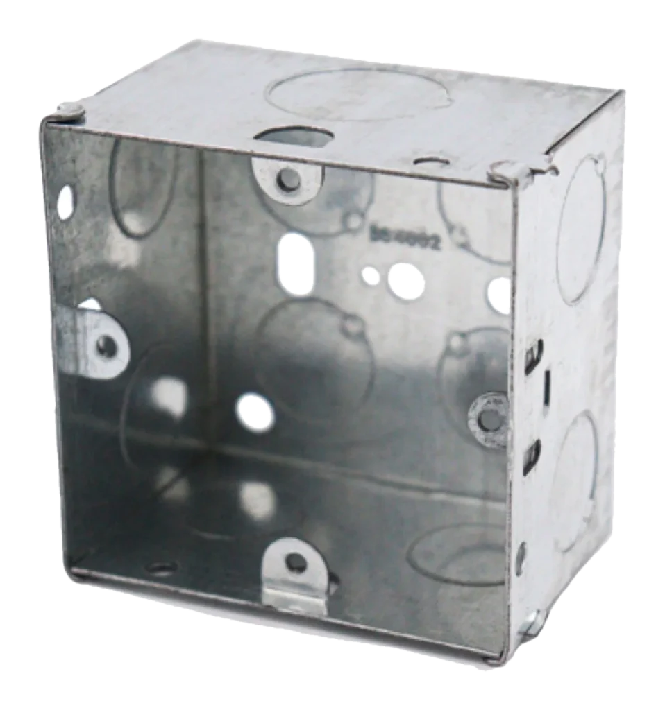 35mm 1 Gang Switch & Socket Box