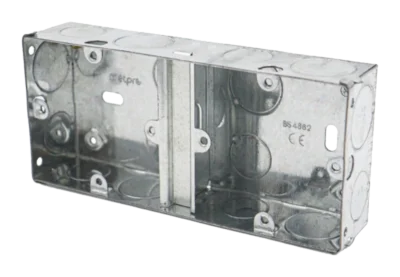 25mm Dual Box Switch & Socket Box