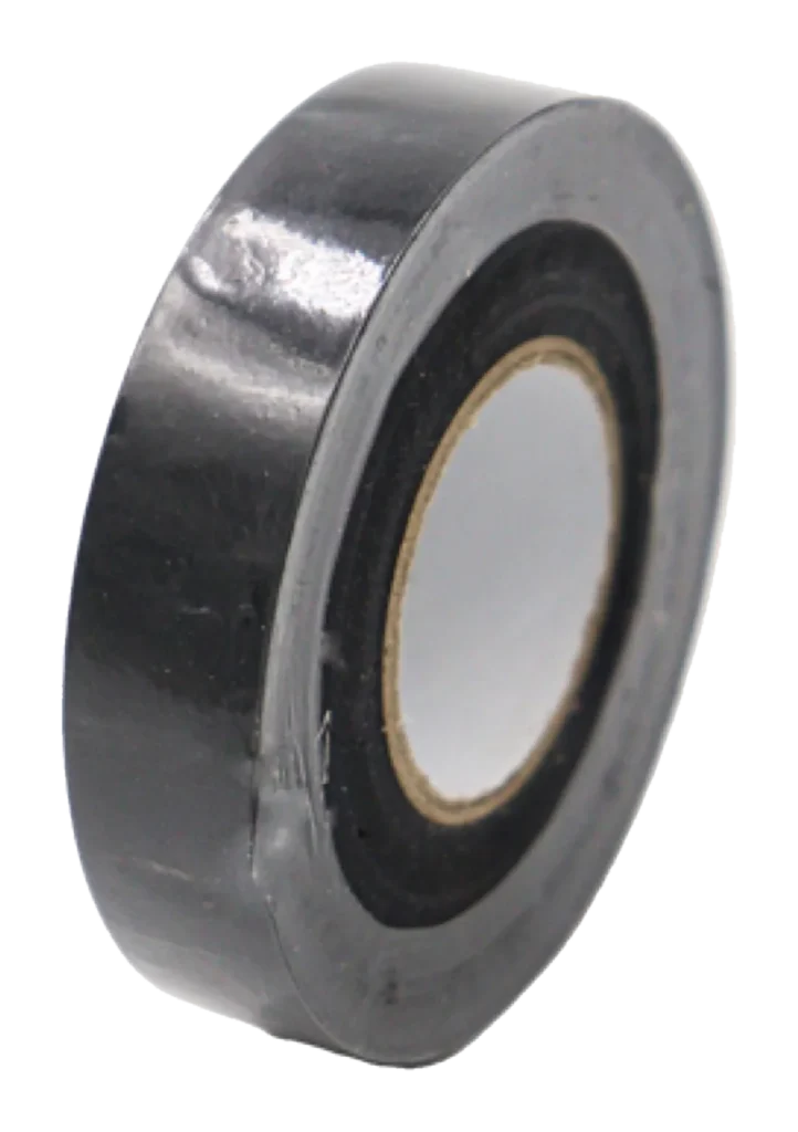 Black PVC Insulating Tape: 19mm x 33mtr Roll