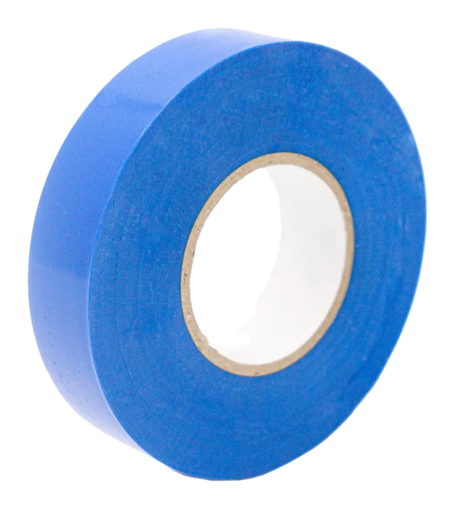 Blue PVC Insulating Tape: 19mm x 33mtr Roll