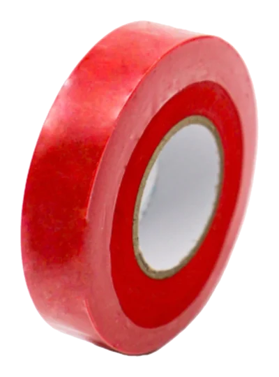 Red PVC Insulating Tape: 19mm x 33mtr Roll