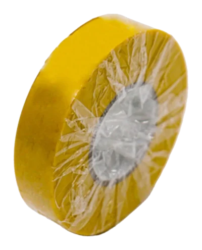 Yellow PVC Insulating Tape: 19mm x 33mtr Roll
