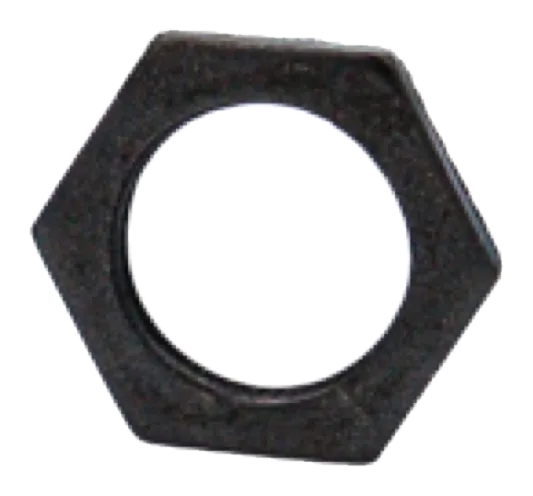 20mm Locknut – Light Pattern – Black