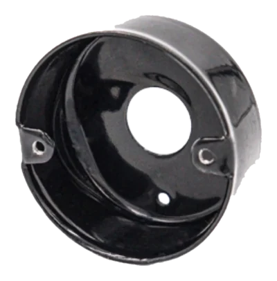 Four Hole Knockout Loop-In Box – Black
