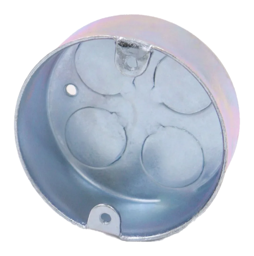 Four Hole Knockout Loop-In Box – BZP