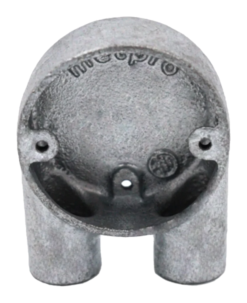 25mm Malleable Branch U Conduit Box – HDG