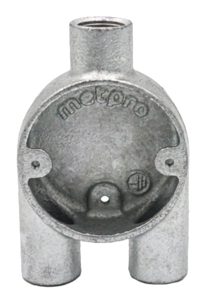 25mm Malleable Branch Y Conduit Box – HDG