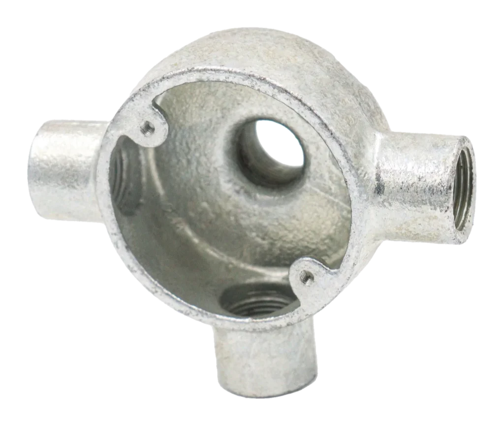 20mm Malleable Tee Back Outlet Conduit Box – HDG