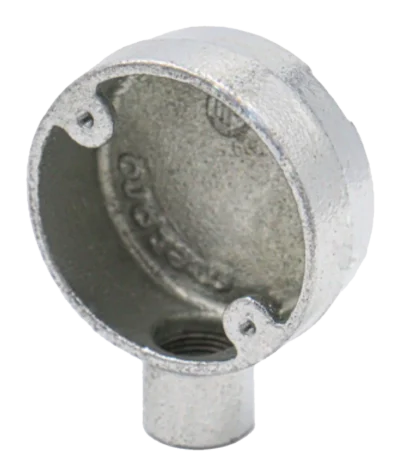25mm Malleable Terminal Conduit Box – HDG