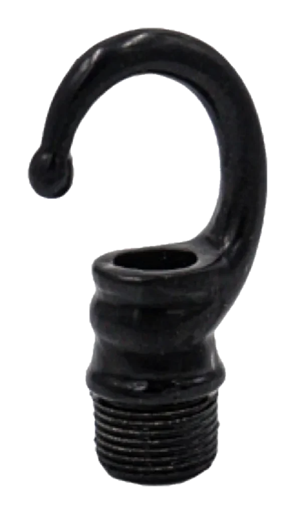 20mm Male Hook – Black