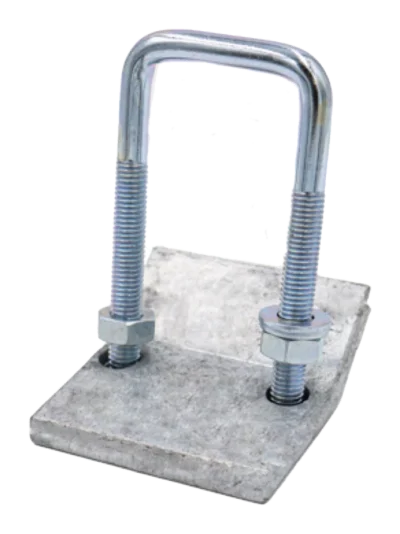 41mm U Bolt Beam Clamp c/w M10 Nuts & Washers