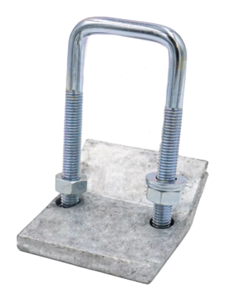 41mm U Bolt Beam Clamp c/w M10 Nuts & Washers