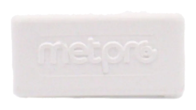 41mm x 21mm Channel End Cap – White