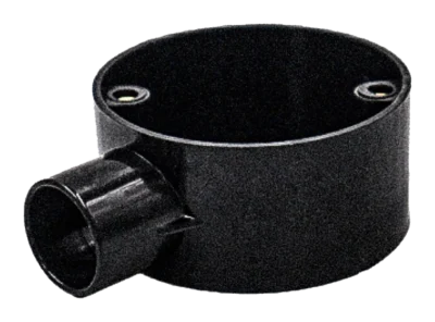 20mm Terminal PVC Conduit Box – Black