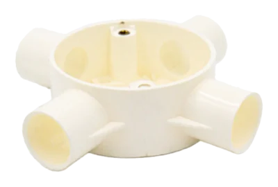 20mm Intersection PVC Conduit Box – White