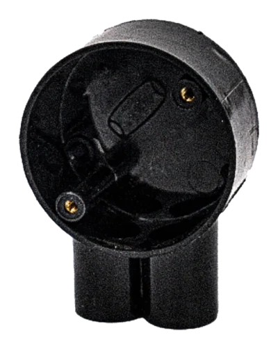 20mm Branch U PVC Conduit Box – Black