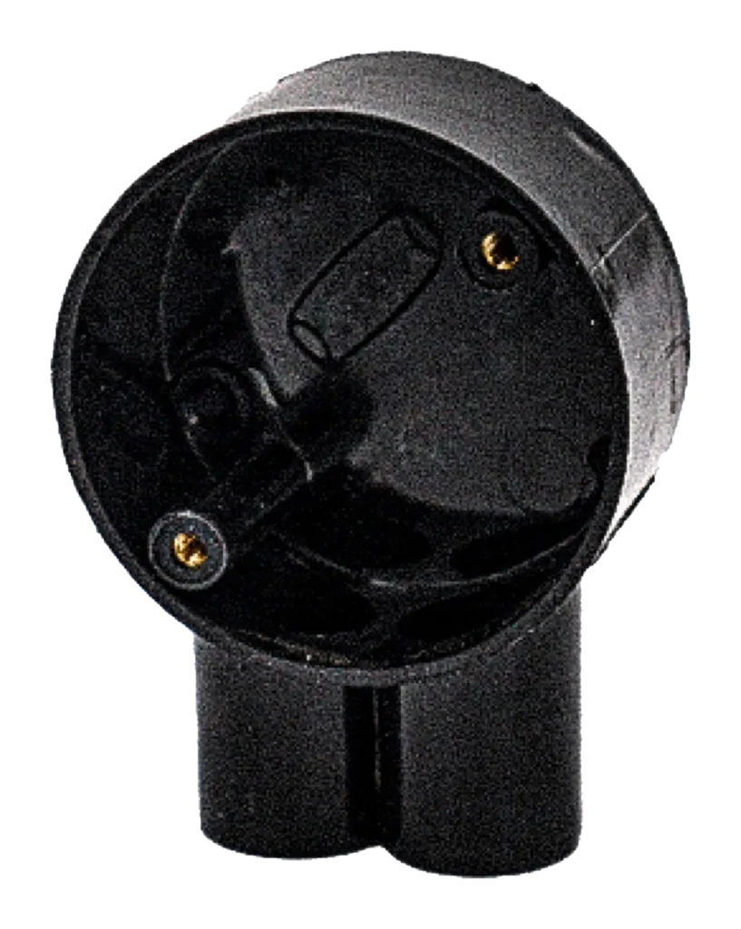20mm Branch U PVC Conduit Box – Black