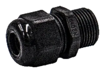 16mm IP68 Rated Nylon Gland: 5-10mm – Black