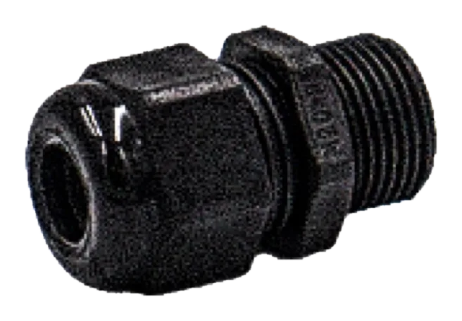 16mm IP68 Rated Nylon Gland: 5-10mm – Black