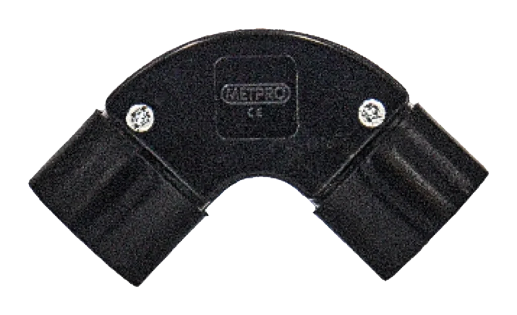 25mm PVC Conduit Inspection Elbow – Black