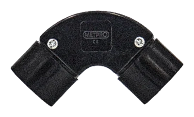 25mm PVC Conduit Inspection Elbow – Black