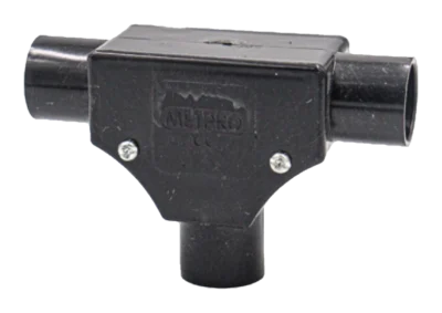 20mm PVC Conduit Inspection Tee – Black