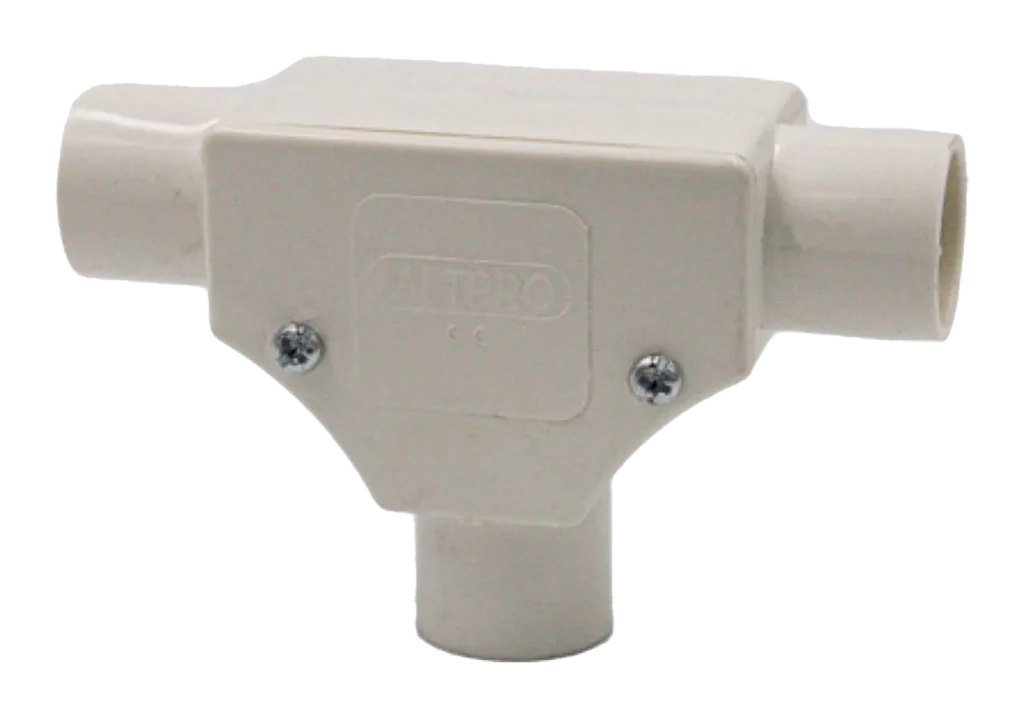 20mm PVC Conduit Inspection Tee – White