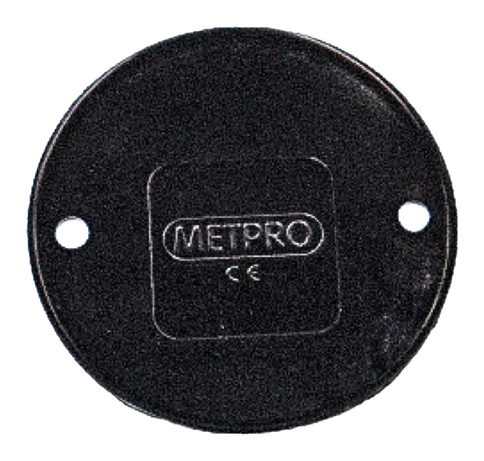 PVC Conduit Circular Box Lid – Black