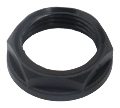16mm PVC Locknut – Black