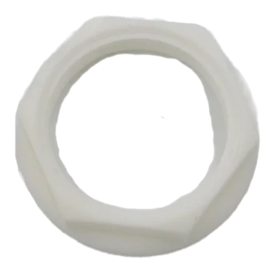 16mm PVC Locknut – White