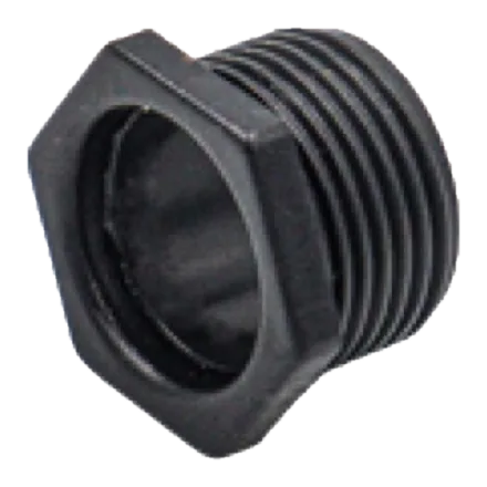 20mm PVC Screwed Male Bush – Black