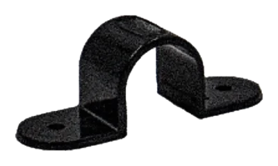 25mm PVC Plain Saddle – Black